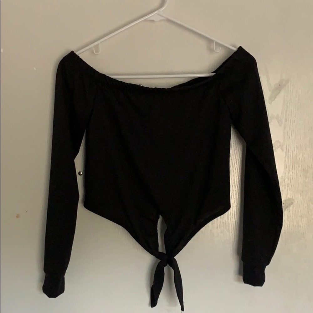 Off the shoulder cropped too